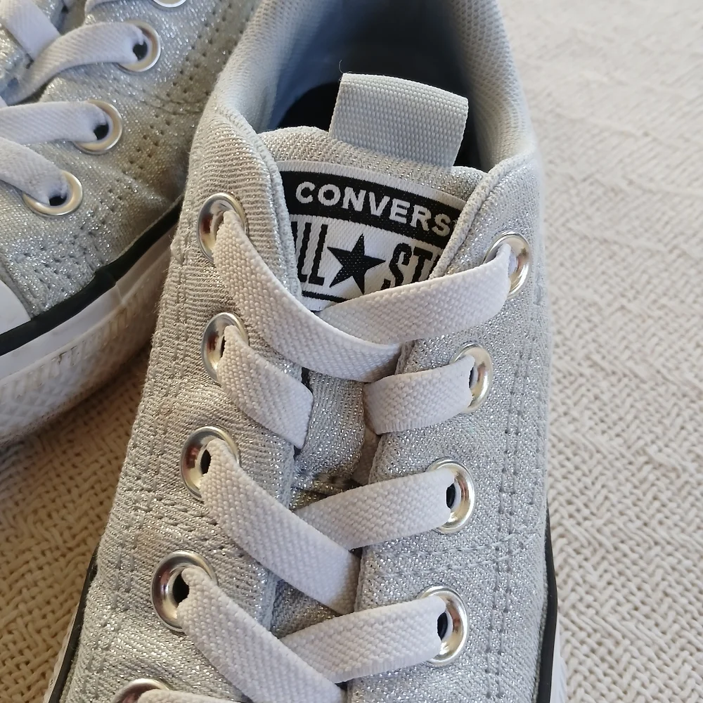 converse ♡ sparkly 13 slip on rave kids sneakers glitter y2k streetwear play